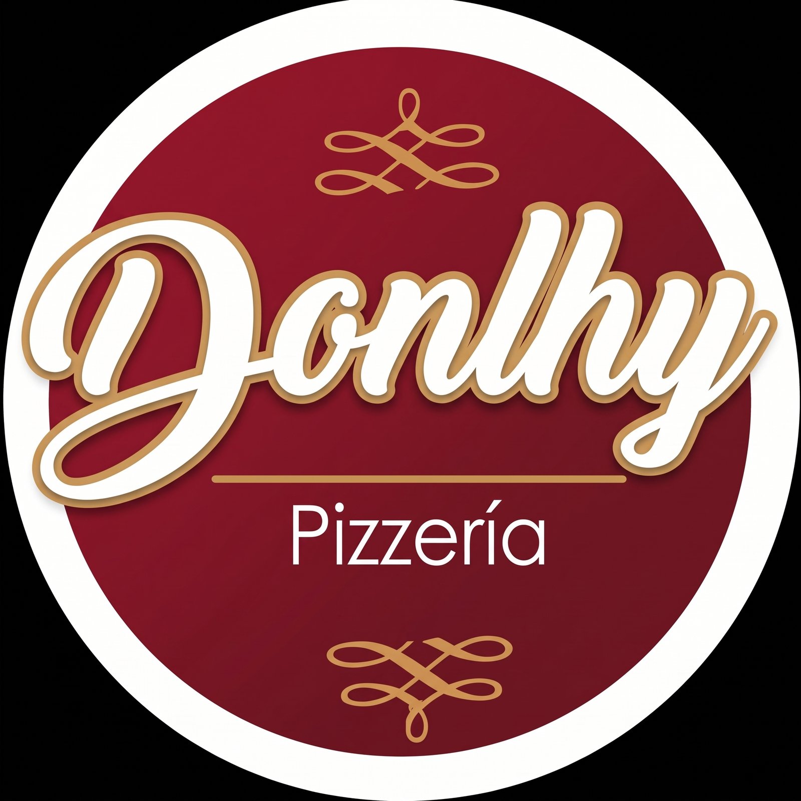 Logo de Donlhy Pizzería