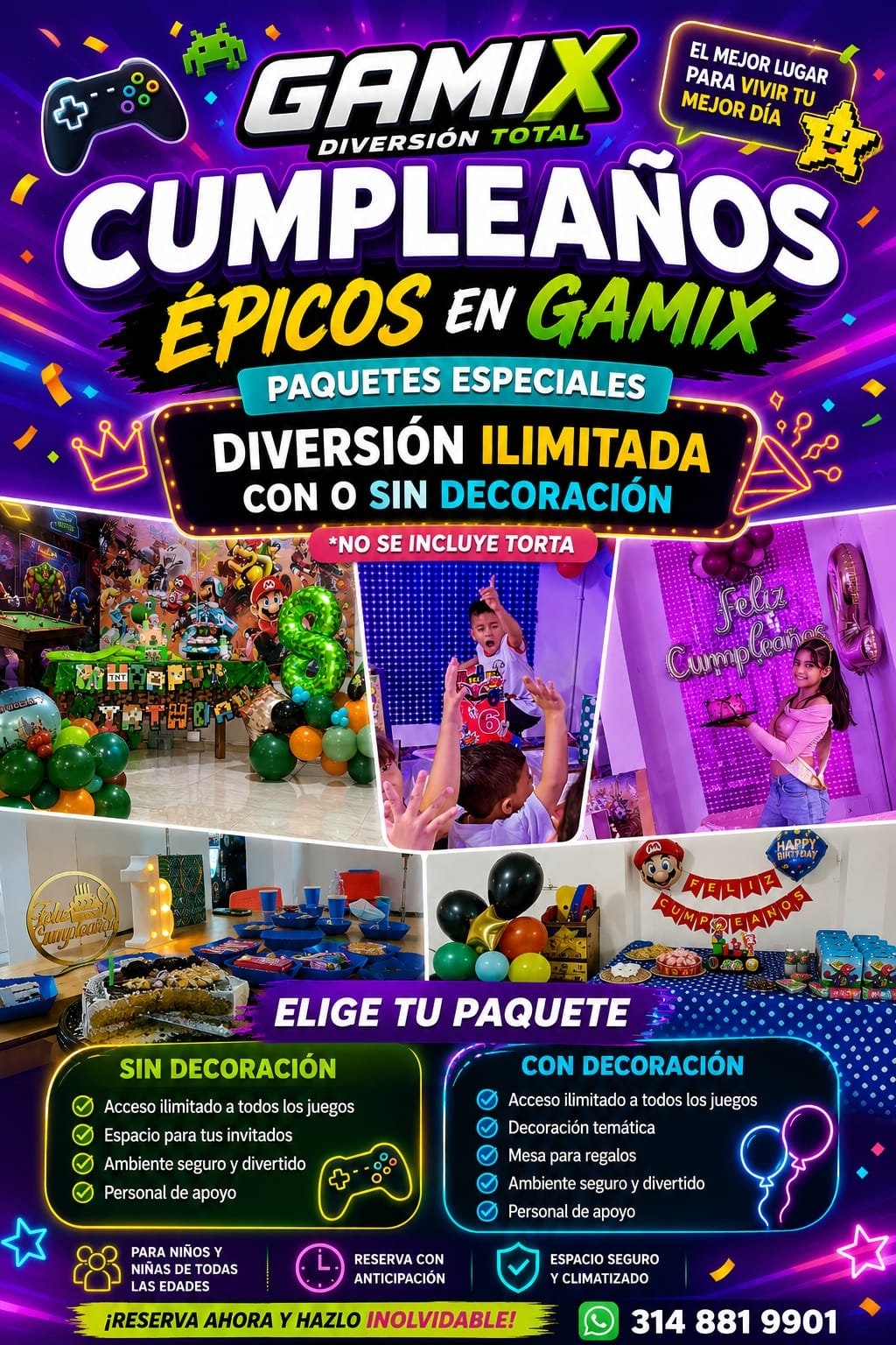 GAMIX - Diversión Total Banner