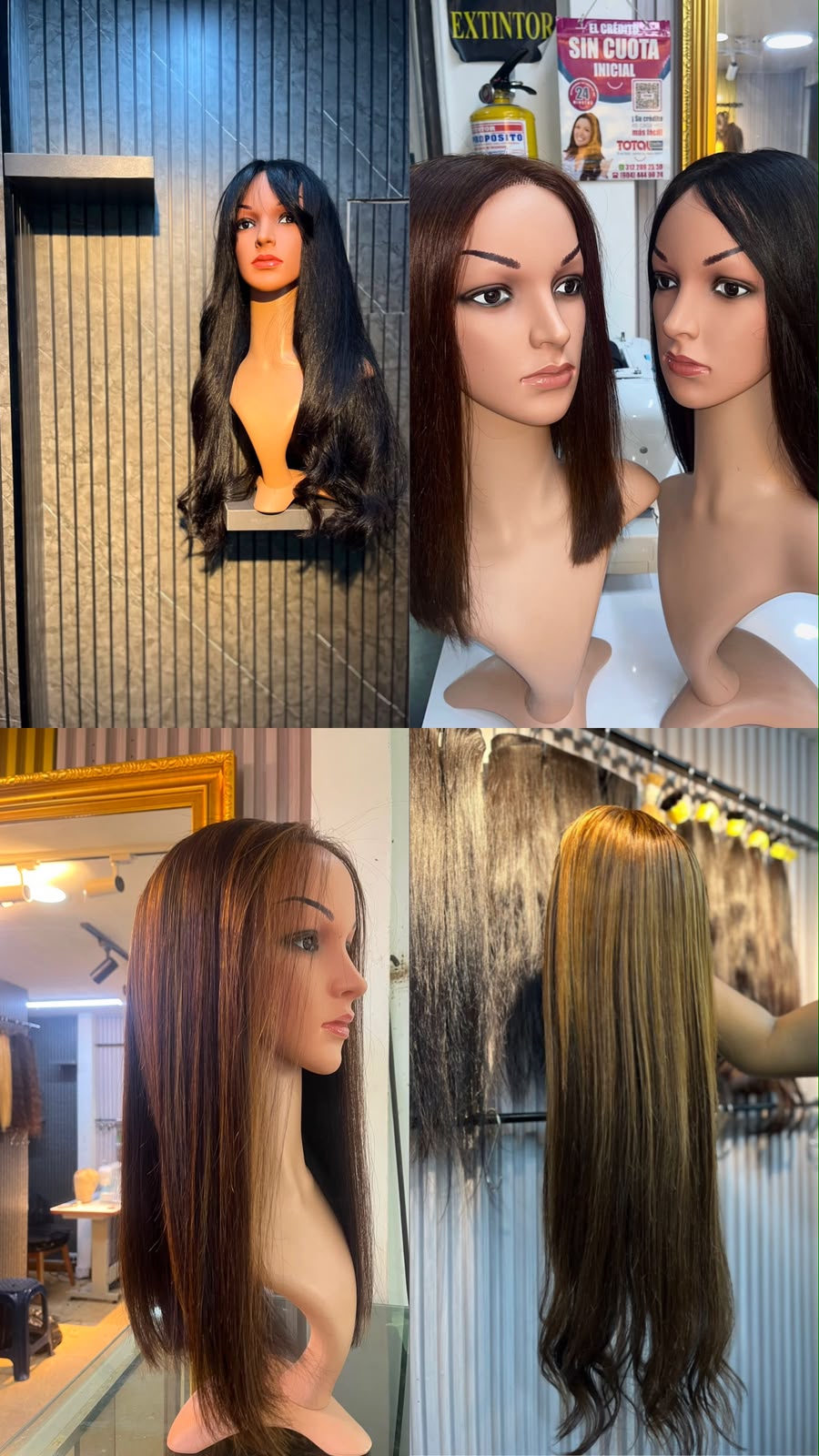 Pelucas de cabello humano